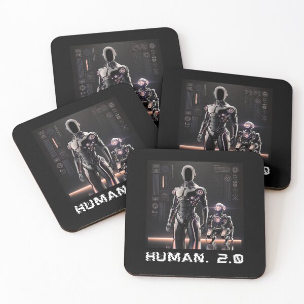 Item preview, humanoid robot art designed and sold by TEEJAMBOREE.