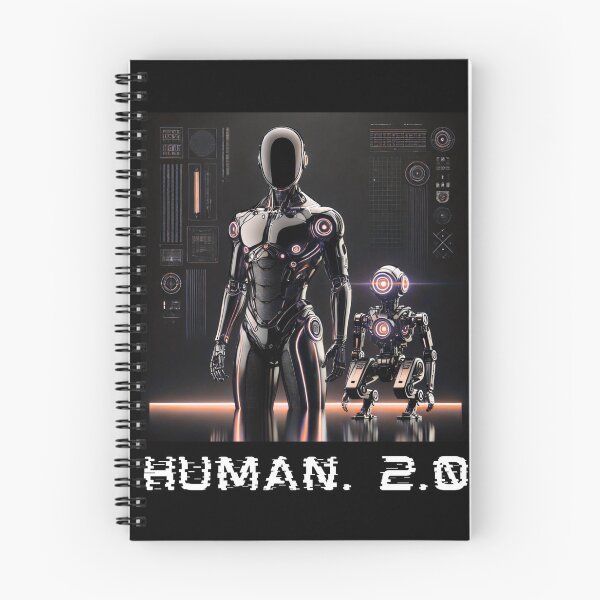 Item preview, humanoid robot art designed and sold by TEEJAMBOREE.