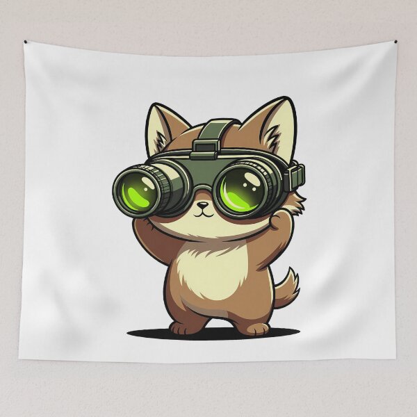 Item preview, Cute Fox Steampunk Goggles Adorable Animal designed and sold by k3rstman1.