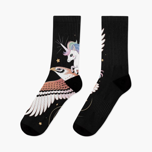 Item preview, Unicorn Riding American kestrel Boys Girls Men Women Bird designed and sold by RsFilsingerArt.