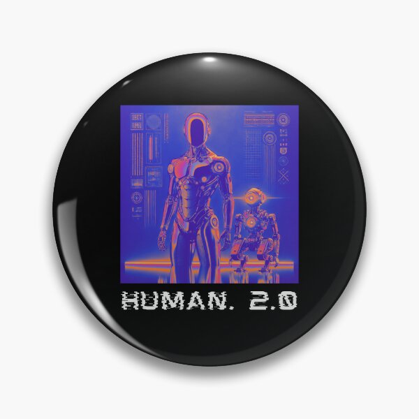 Item preview, humanoid robot art designed and sold by TEEJAMBOREE.