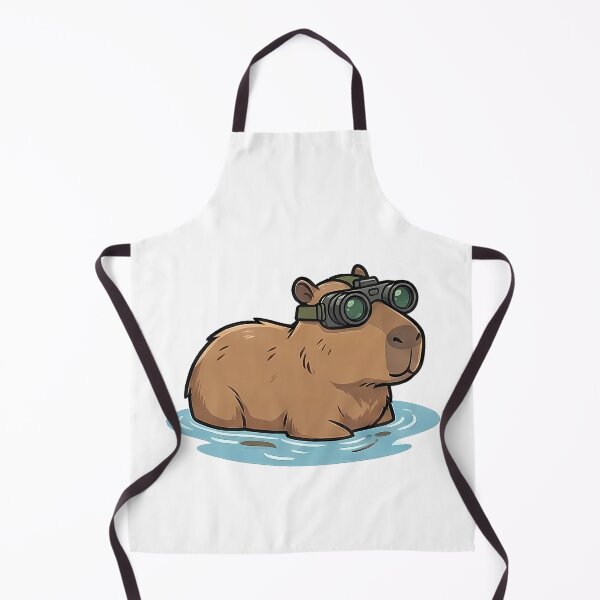 Item preview, Cute Capybara Explorer Wildlife Observer designed and sold by k3rstman1.