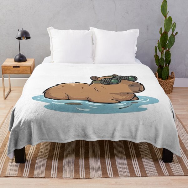 Item preview, Cute Capybara Explorer Wildlife Observer designed and sold by k3rstman1.