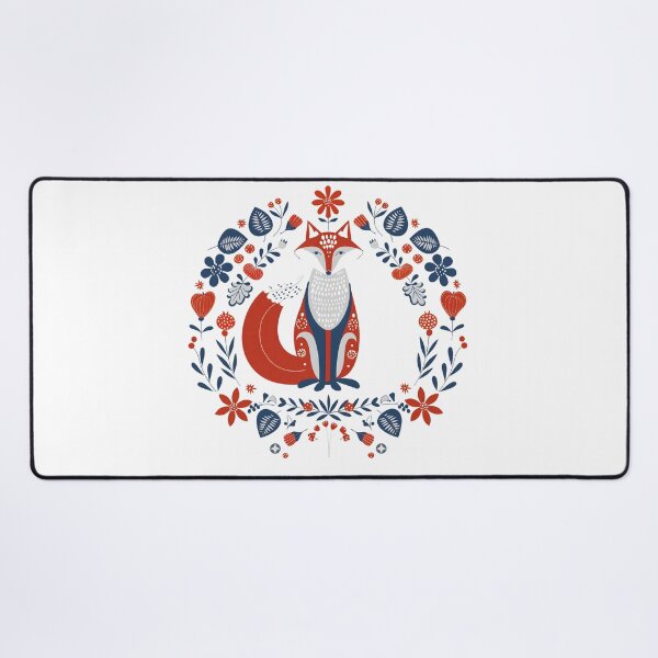Item preview, Scandinavian folk art, Christmas Fox designed and sold by xiao xuans.