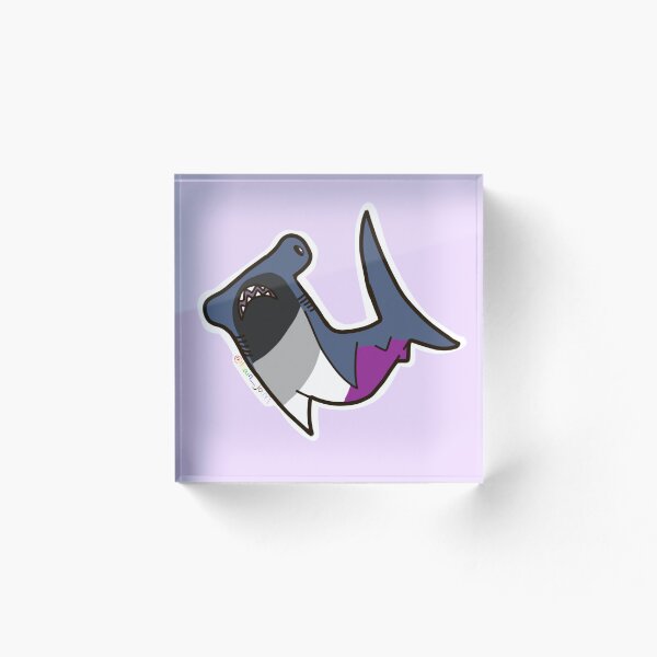 Item preview, tiburón martillo asexual designed and sold by ham_jam official Redbubble .