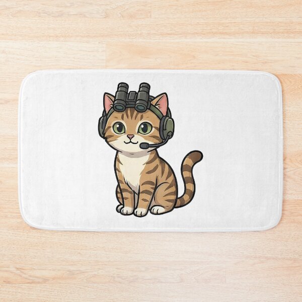Item preview, Cute Tactical Cat Binoculars Headset designed and sold by k3rstman1.