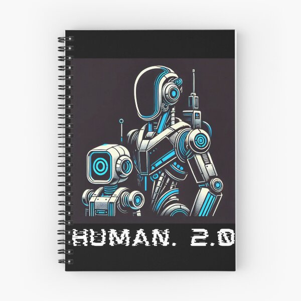 Item preview, humanoid robot art designed and sold by TEEJAMBOREE.
