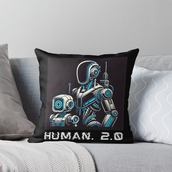 Item preview, humanoid robot art designed and sold by TEEJAMBOREE.