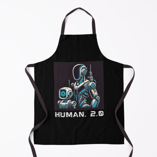 Item preview, humanoid robot art designed and sold by TEEJAMBOREE.