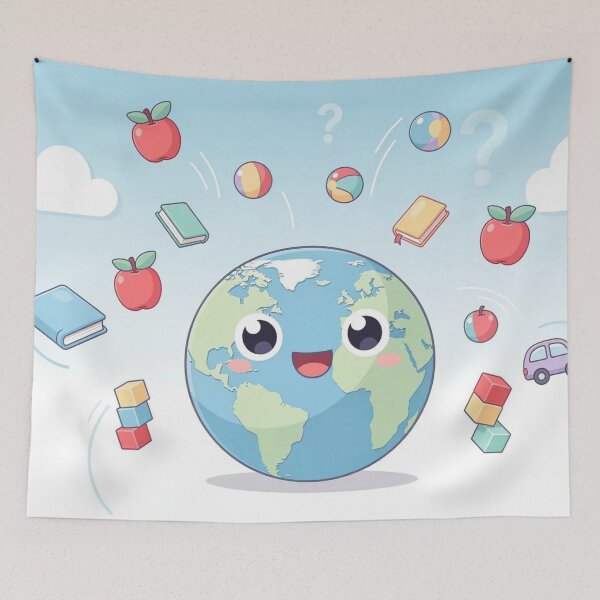 Item preview, Gravity Garden – Physics Puzzle for Kids designed and sold by HappySproutArt.