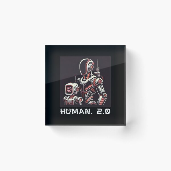 Item preview, humanoid robot art designed and sold by TEEJAMBOREE.