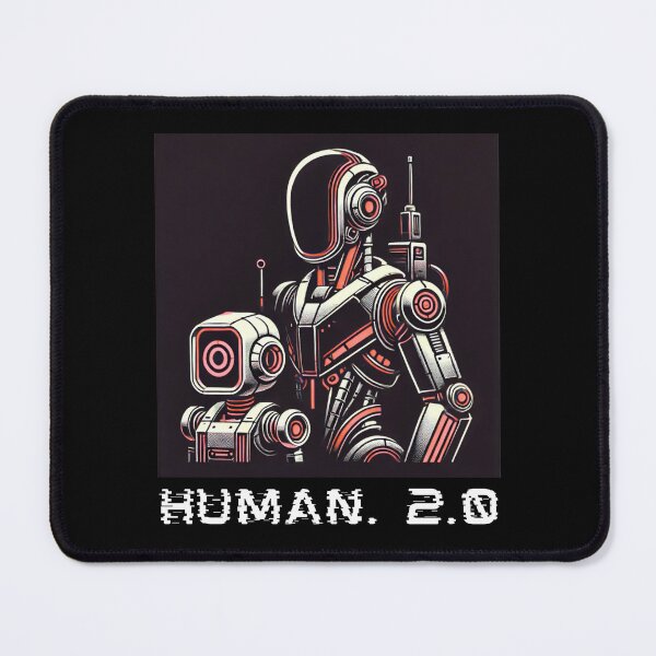 Item preview, humanoid robot art designed and sold by TEEJAMBOREE.