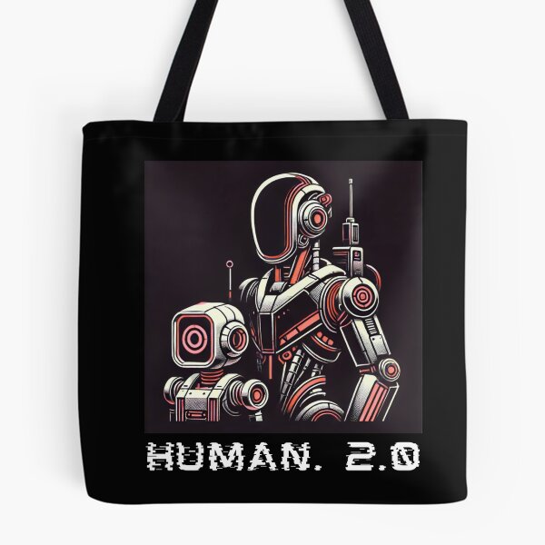 Item preview, humanoid robot art designed and sold by TEEJAMBOREE.