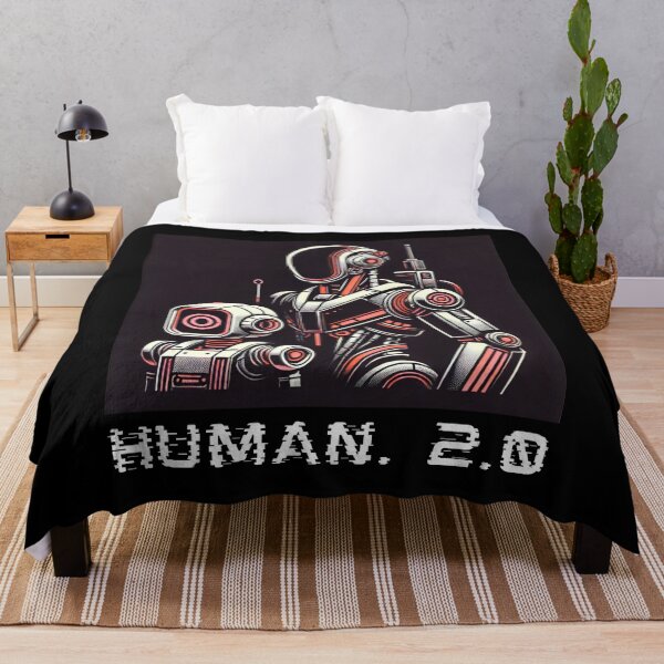 Item preview, humanoid robot art designed and sold by TEEJAMBOREE.