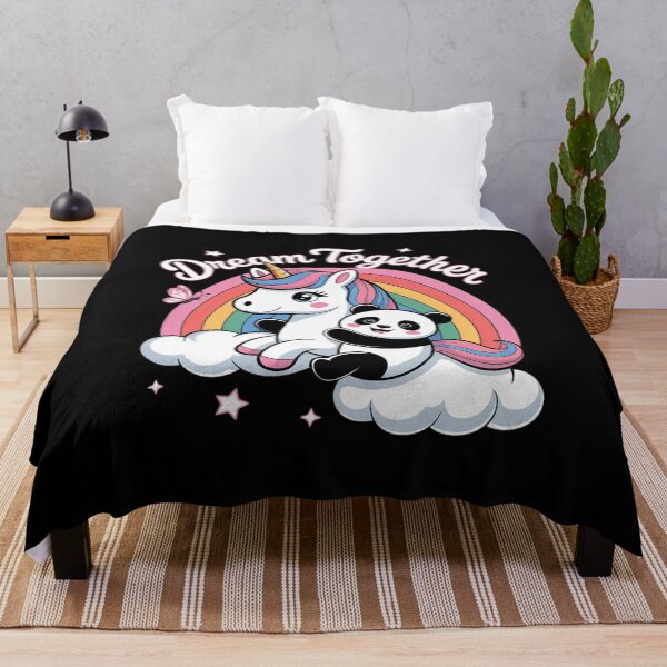 Item preview, Unicorn Riding Panda Boys Girls Men Women Kids Rainbow designed and sold by RsFilsingerArt.