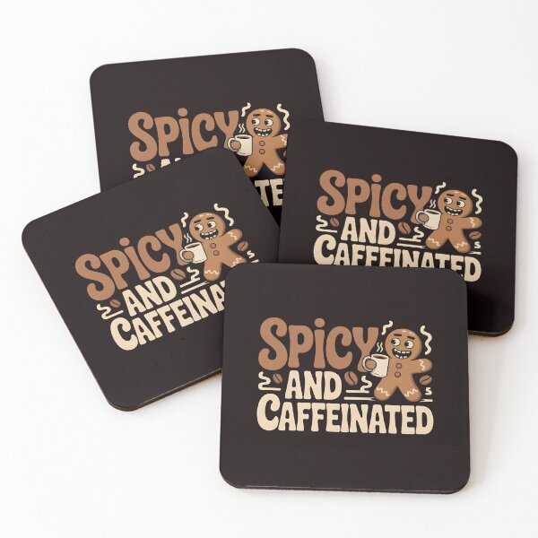 Item preview, Spicy and Caffeinated Gingerbread Christmas Vibes designed and sold by Redgiant87x.