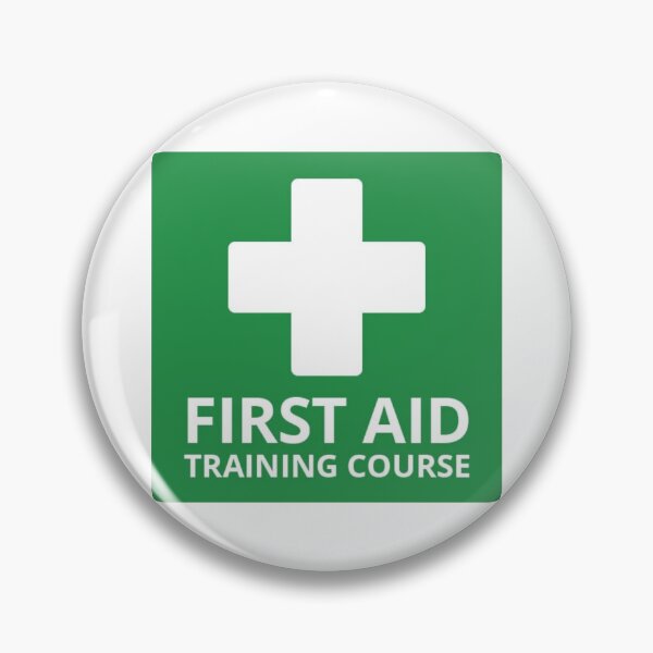 Item preview, First Aid Training Course Green Square Logo designed and sold by Abstract65.