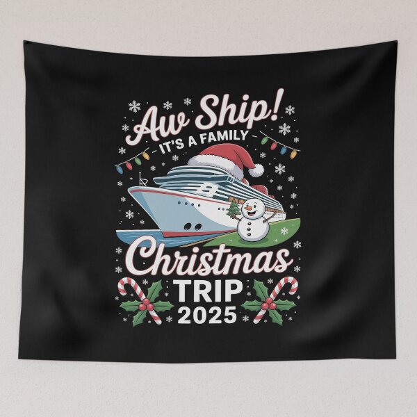 Item preview, Aw Ship It's A Christmas Cruise Trip 2025 Family Matching  designed and sold by KotexTemu.