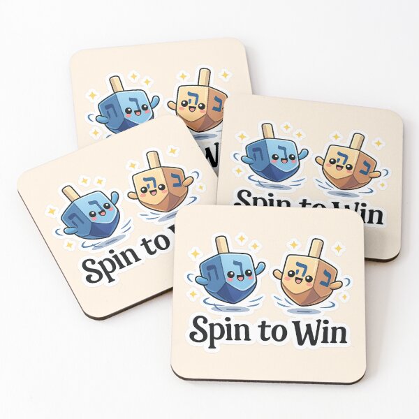 Item preview, Spin to Win - Cute Dreidel Hanukkah Jewish Holiday Gift designed and sold by PunchDrop.