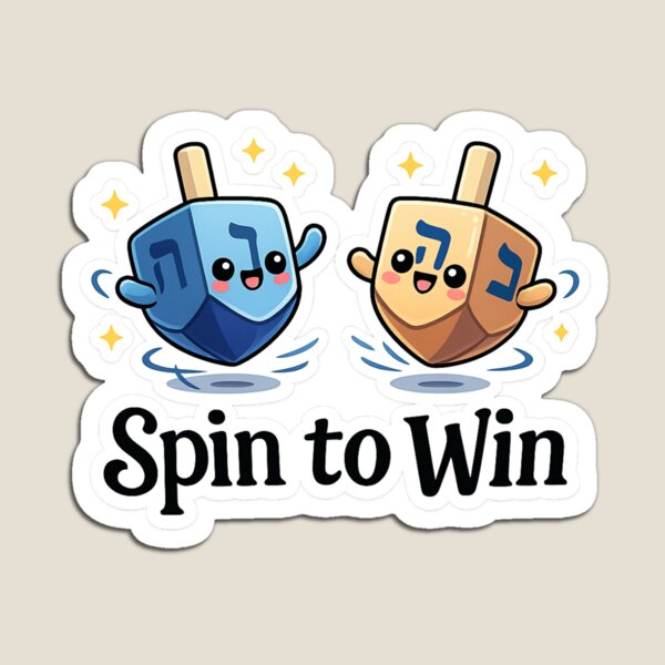 Item preview, Spin to Win - Cute Dreidel Hanukkah Jewish Holiday Gift designed and sold by PunchDrop.