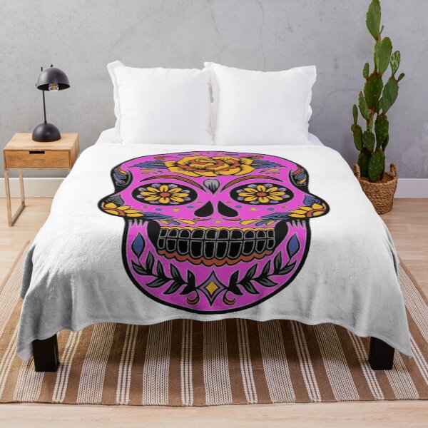 Item preview, Pink Day Of the Dead Skull Image designed and sold by Abstract65.
