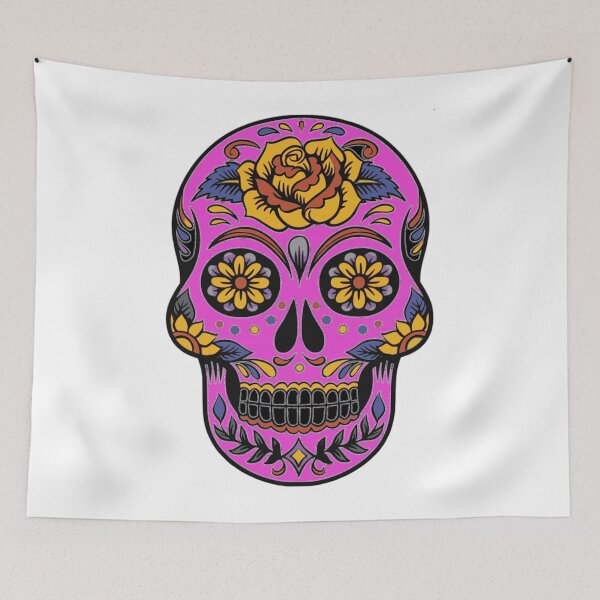 Item preview, Pink Day Of the Dead Skull Image designed and sold by Abstract65.