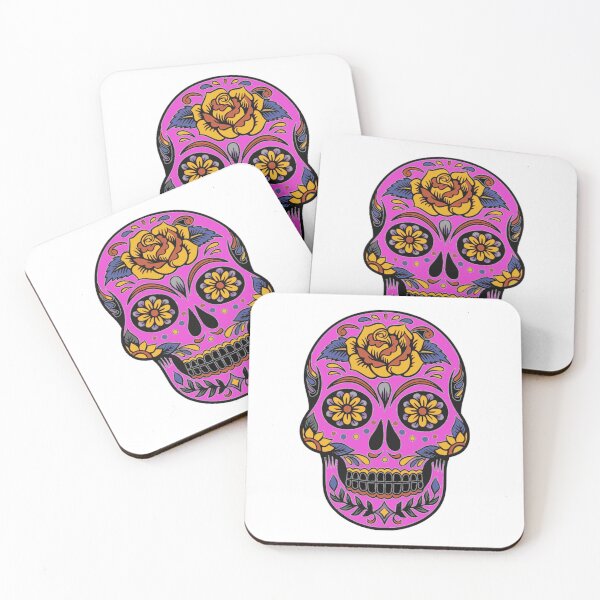 Item preview, Pink Day Of the Dead Skull Image designed and sold by Abstract65.