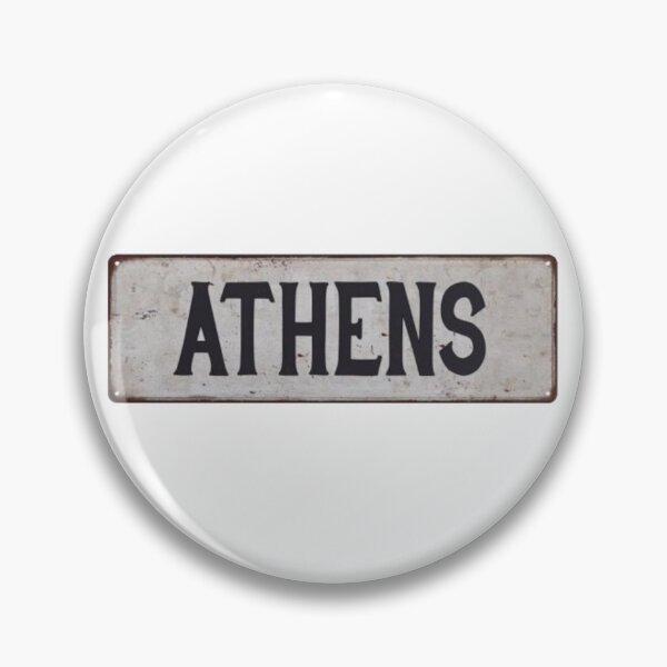 Item preview, Athens Greece Vintage Road Sign  designed and sold by Abstract65.