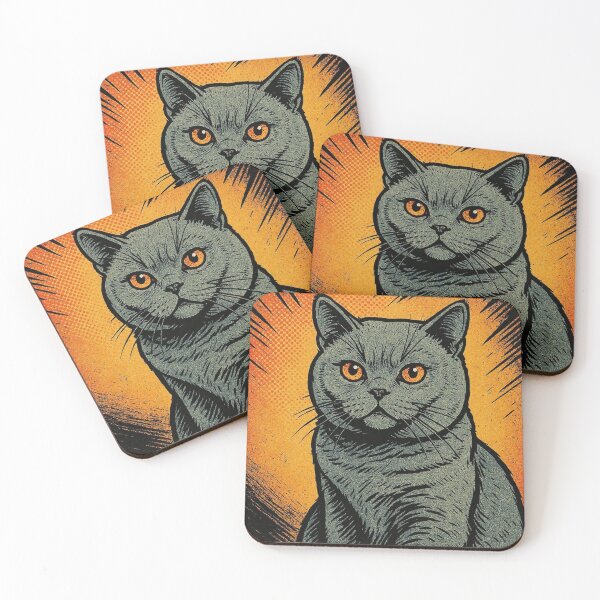 Item preview, Comic Cat Power – Bold Pop Art Feline designed and sold by Dogandesighn.