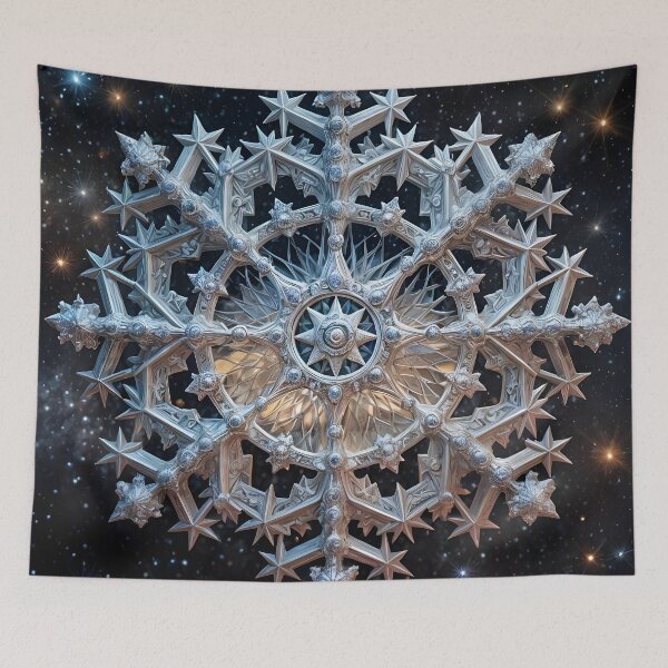 Item preview, 3D Magic Lucky Snowflake designed and sold by KunstGeist.
