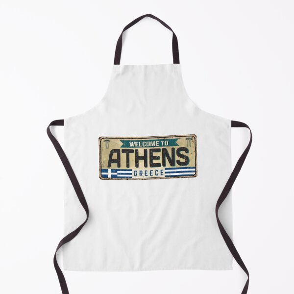 Item preview, Welcome To Athens Greece Vintage Road Sign designed and sold by Abstract65.