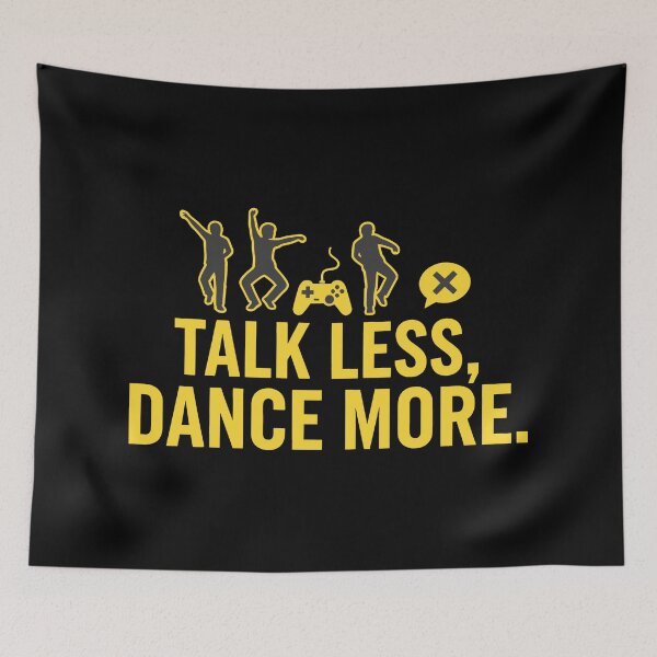 Item preview, Talk Less Dance More Controller Cancel Meme Party Energy Design designed and sold by SplashTastic.