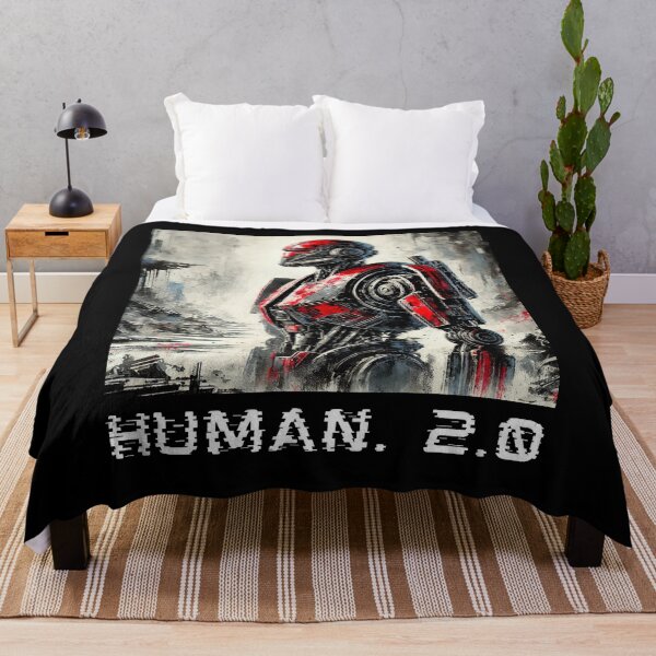 Item preview, humanoid robot art designed and sold by TEEJAMBOREE.