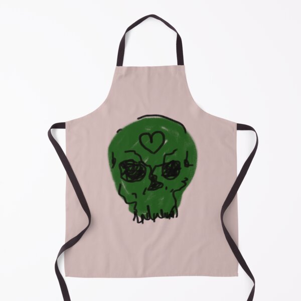 Item preview, Green Lover skull , trash art print designed and sold by Willcazx.