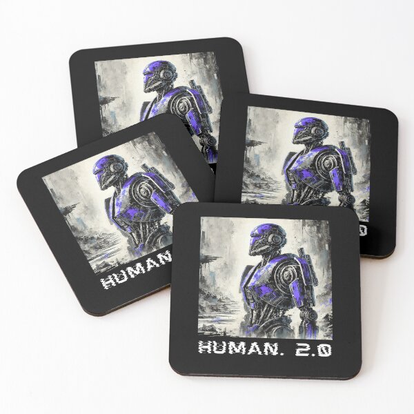 Item preview, humanoid robot art designed and sold by TEEJAMBOREE.