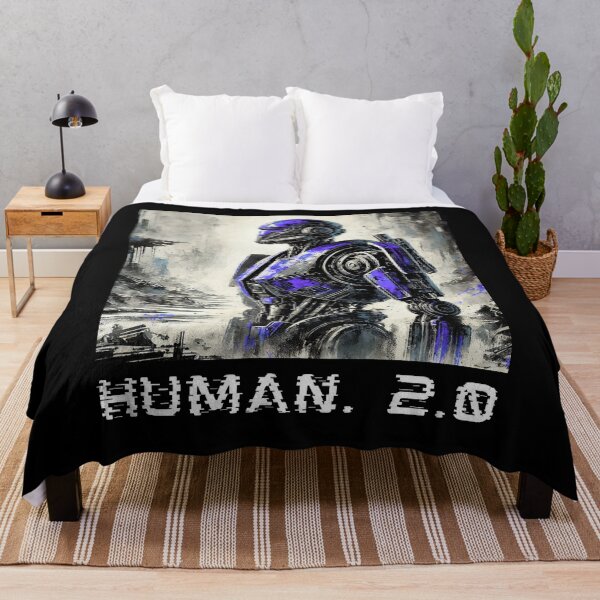 Item preview, humanoid robot art designed and sold by TEEJAMBOREE.