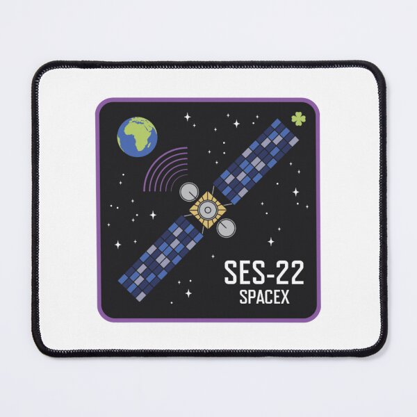 Item preview, SpaceX SES-22 Communications Satellite Mission Patch designed and sold by CharlieDesings.