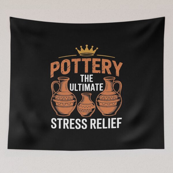 Item preview, Ceramic Clay Potter, Pottery The Ultimate Stress Relief  designed and sold by KotexTemu.
