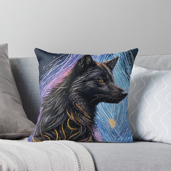 Item preview, Black and Bronze Wolf, Ai Generated Art  designed and sold by ACC .