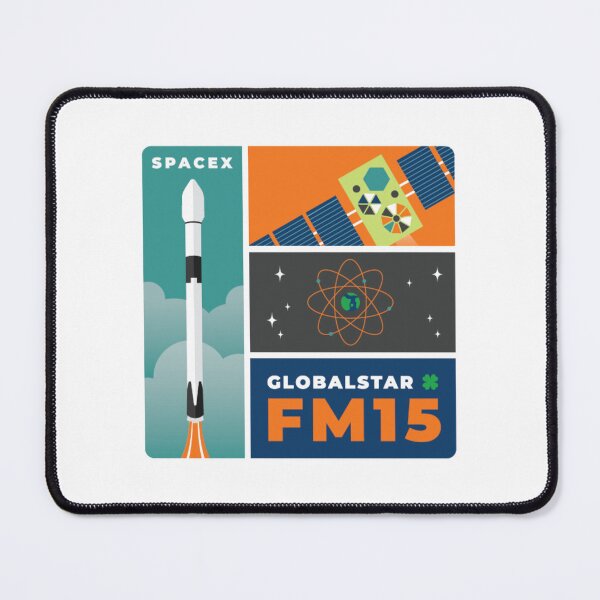 Item preview, SpaceX Globalstar FM15 Launch Poster Patch designed and sold by CharlieDesings.