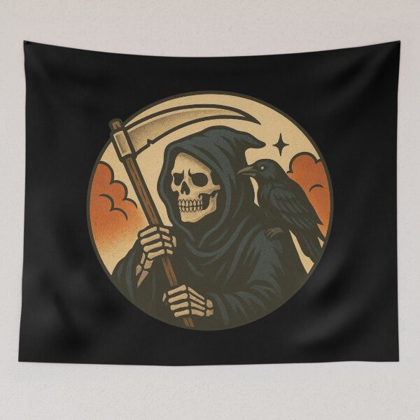 Item preview, Grim Reaper Horror Art designed and sold by Planetporridge.