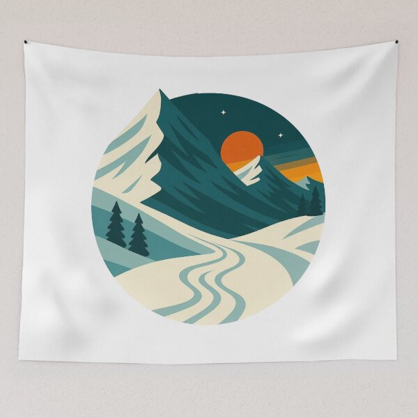 Item preview, Snowy Mountains designed and sold by SebastienHow.