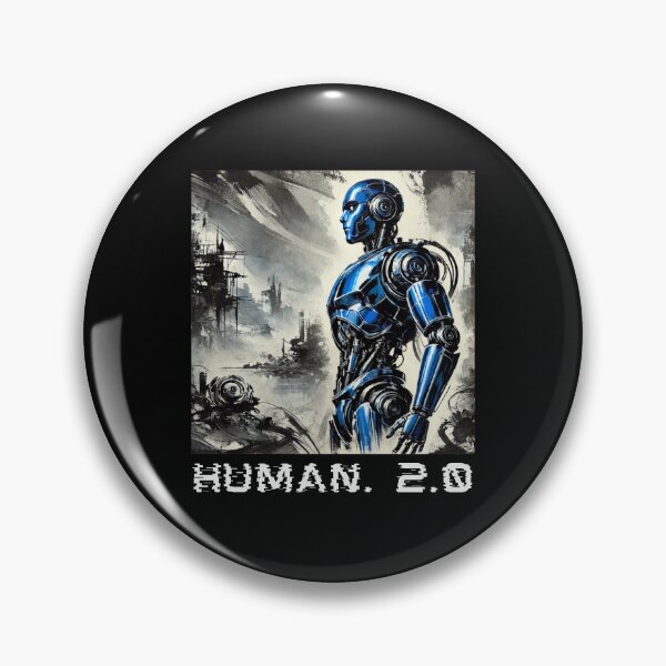 Item preview, humanoid robot art designed and sold by TEEJAMBOREE.