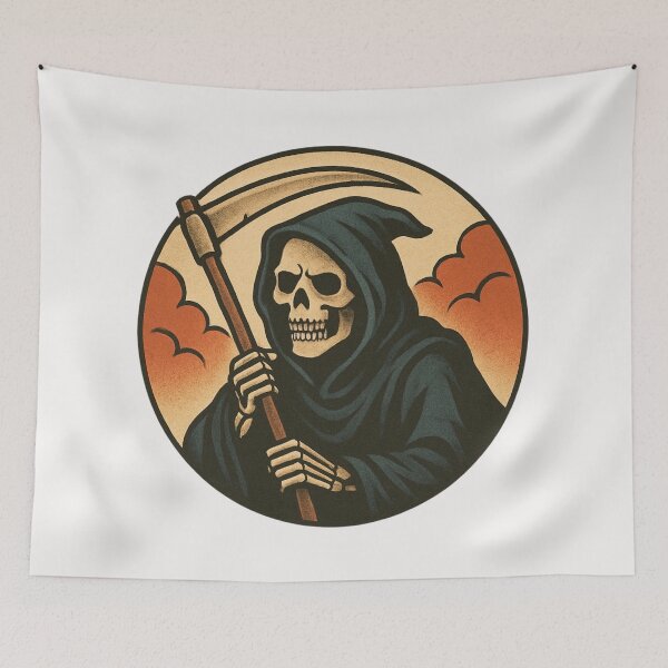 Item preview, Grim Reaper Horror Artwork designed and sold by Planetporridge.