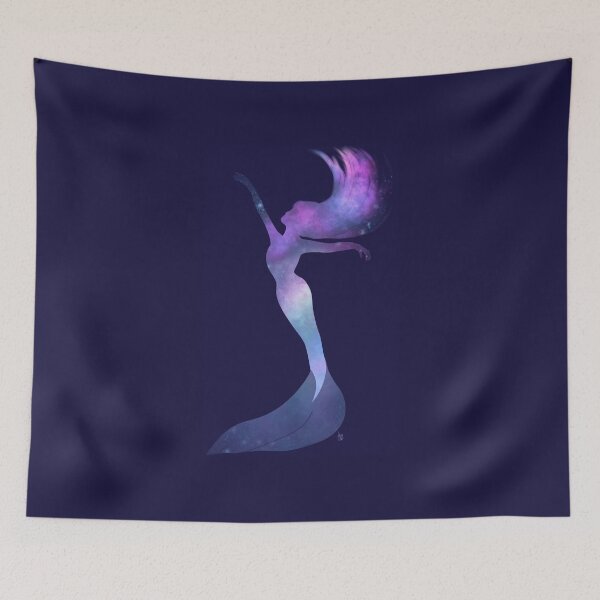 Item preview, Cosmic Mermaid – Stardrift Silhouette designed and sold by AnneOther.