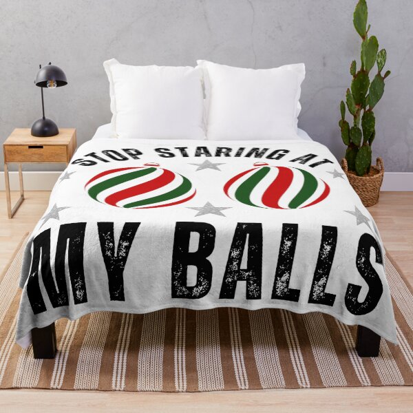 Item preview, Stop Staring At My Balls – Funny Gag T-Shirt & Sticker Design designed and sold by Teetreasure2.