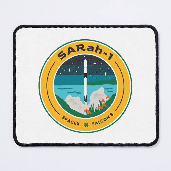 Item preview, SpaceX SARah-1 Military Reconnaissance Mission Patch designed and sold by CharlieDesings.