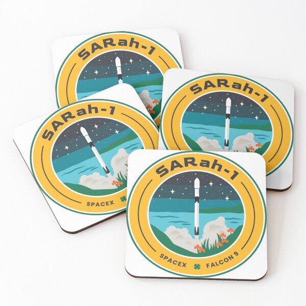 Item preview, SpaceX SARah-1 Military Reconnaissance Mission Patch designed and sold by CharlieDesings.