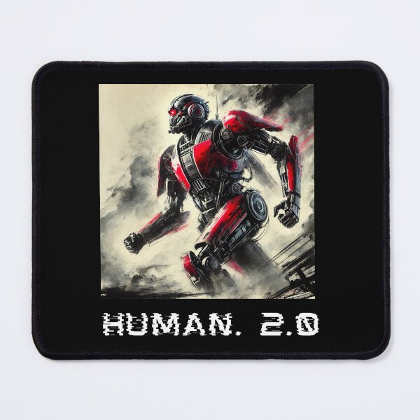 Item preview, humanoid robot art designed and sold by TEEJAMBOREE.
