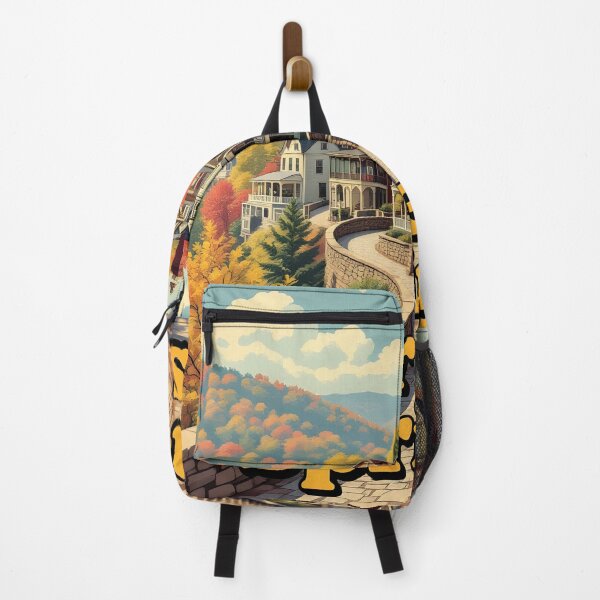 Item preview, Eureka Springs, Arkansas: Vintage-Style Painterly Travel Poster designed and sold by LSVart.